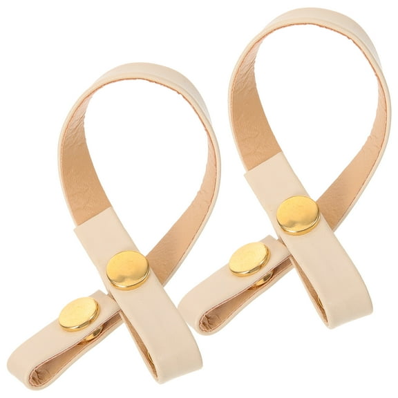 Womens Heels Shoe Laces Snap Button Strap Straps for High Ankle Shoes Free System