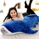 thumbnail image 2 of 150cm Large Size Soft Shark Plush Toy Big Creative Blue Whale Stuffed Soft Shark Sea Fish Plush Pillow Lovely Children Baby DollPink75cm Deng Xun unisex, 2 of 2