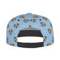 thumbnail image 4 of Fotbe Terrier Flat Bill Visor Cap Classic Snapback Hat Polyester Foam Trucker Hat Trucker Cap Adjustable Baseball Cap, 4 of 9