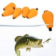 thumbnail image 3 of Float Foam Tear Drop, 5Pcs Durable Tear Drop Foam Strike Indicator Easy To Install  for Fly Fishing for Outdoor Orange, 3 of 8
