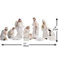 thumbnail image 4 of Nativity Set Christmas Indoor 8.25 inch 11 Pcs Scene Statue Figurines Jesus Manger Crib Gift Catholic Religious Decor, 4 of 7