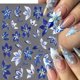 thumbnail image 3 of Adhesivos para uñas Quezadyl, diseño de flores en relieve en 5D, 2 unidades, 3 of 7