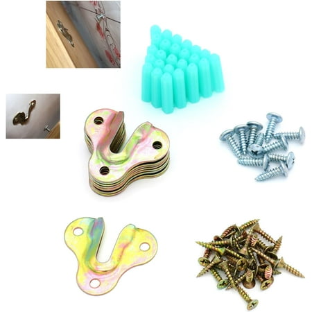 

Heavy-Duty Buckle Type Picture Hanger Frame Hanger Supports 100 lbs Galvanized Steel 10 Sets