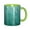 Green, variant on Dark Black Pattern Coffee Mug Fun Custom Ceramic Mugs 11oz Navy Blue