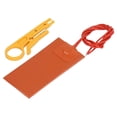 thumbnail image 1 of Heating Mat, Flexible High Heat Transfer Efficiency 12V 15W Silicone Rubber Heating Pad Excellent Dielectric Strength  For 3D Printer Hot Bed, 1 of 8
