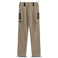 thumbnail image 4 of Youthup Men's Solid Color Cargo Pants, Moisture-Wicking Breathable Casual Workwear for Spring Summer Fall, 4 of 10