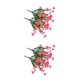 thumbnail image 1 of Flores artificiales Injueey plástico resistentes a los rayos UV ramo imitación crisantemo salvaje, 1 of 6