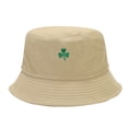 thumbnail image 2 of Fewfanhot Unisex St. Patrick's Day Print Bucket Hat Adjustable Festival Fisherman Hat for Outdoor Sun Protection and Holiday Parties, 2 of 5