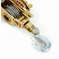 thumbnail image 4 of 2 Ton Wire Tightener Hand Puller Multifunction Cable Wired Rope Puller Tighten Tool Come Along 2 Hoist Hooks, 4 of 7