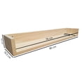 thumbnail image 4 of Repisa Abierta Muebles GM 80 cm Madera de Pino Estufada, 4 of 4