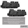 thumbnail image 3 of Mercruiser Set of 2 Dry Joint Cast Iron Exhaust Manifolds with Gaskets and Bolts for 2002 and Newer, 4.3L V6 Engines - Replaces 864612T02 by FASWORX, 3 of 6