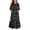 Black, variant on BLTIBY Boho Dresses for Girls Print Crew Neck Maxi Dress Summer Home Dresses with Pockets White 9-10 Years