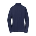 thumbnail image 6 of Port Authority Ladies Pinpoint Mesh 1/2 Zip -XS (True Navy), 6 of 6