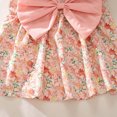 thumbnail image 2 of KONDYS Girl Dress Kids Sleeveless Floral Skirt Bow Cute Sweet Suspender With Hat Princess Dress for Wedding Birthday Party Size 2-3Y, 2 of 4