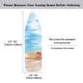 thumbnail image 5 of KUIFORTI Beach Seashell Ironing Board Cover Scorch Stain Resistant Cover Heavy Duty Iron Board Cover Standard Boards with Elastic Edge, 5 of 5