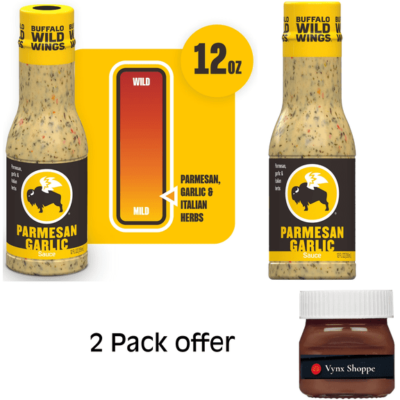Buffalo Wild Wings Parmesan Garlic Sauce, 12 fl oz