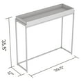 thumbnail image 4 of Safdie & Co. Table Console 35L Bois Brun Récupéré Plateau Creux, 4 of 4