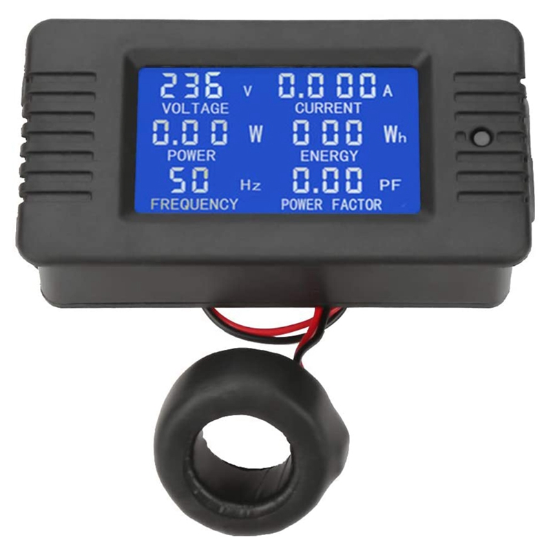 LCD Display Digital AC Voltage Current Energy Meter Test Measurement