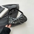 thumbnail image 3 of Cool Girl Underarm Bag Retro Axila Monedero Tote Bolso Mujeres Y2K PU Cuero Niñas Al Aire Libre Diaria, 3 of 9