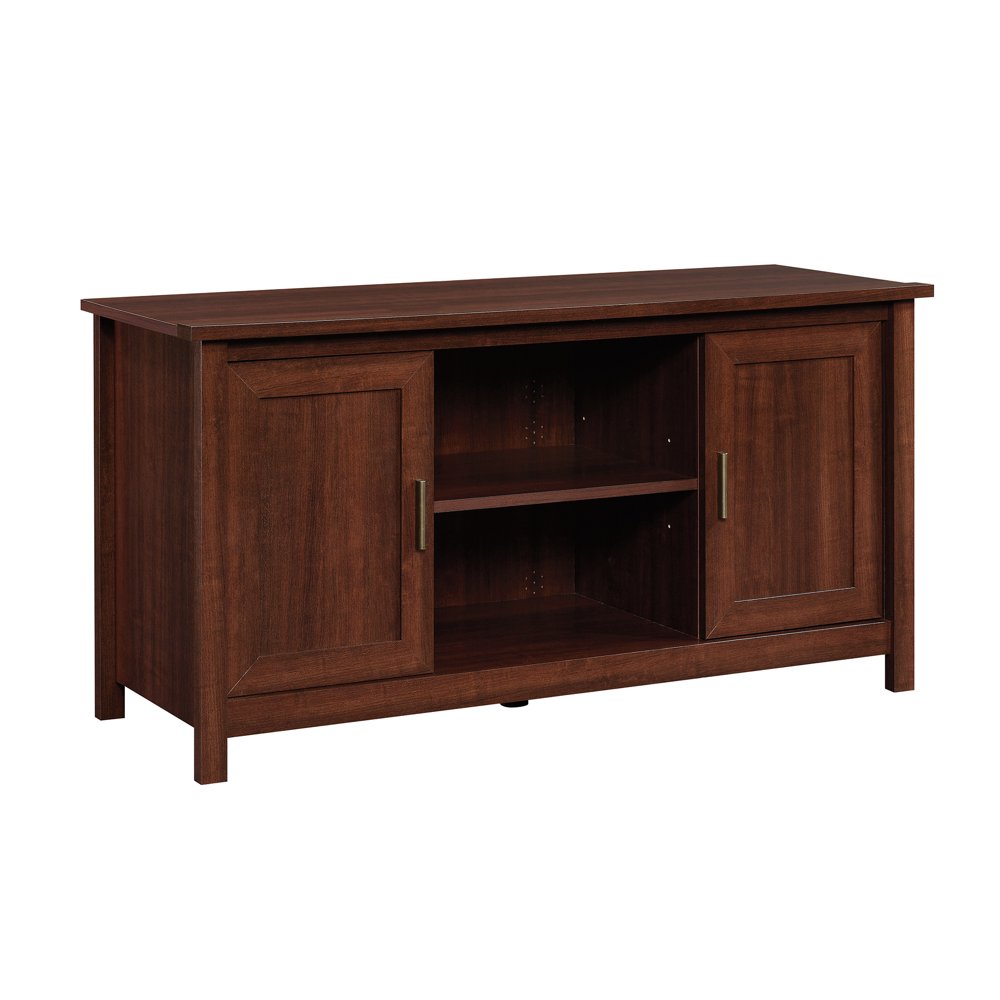 Sauder Brookland TV Stand for TVs up to 47", Select Cherry Finish