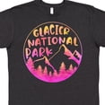 thumbnail image 4 of Inktastic Glacier National Park Montana Pink Mountains T-Shirt, 4 of 5