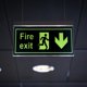 thumbnail image 2 of 2 Unids Luminoso Autoadhesivo Señal de Advertencia de Seguridad Etiqueta de Seguridad Señales de Salida de Incendio con DirectionType 2, 2 of 8