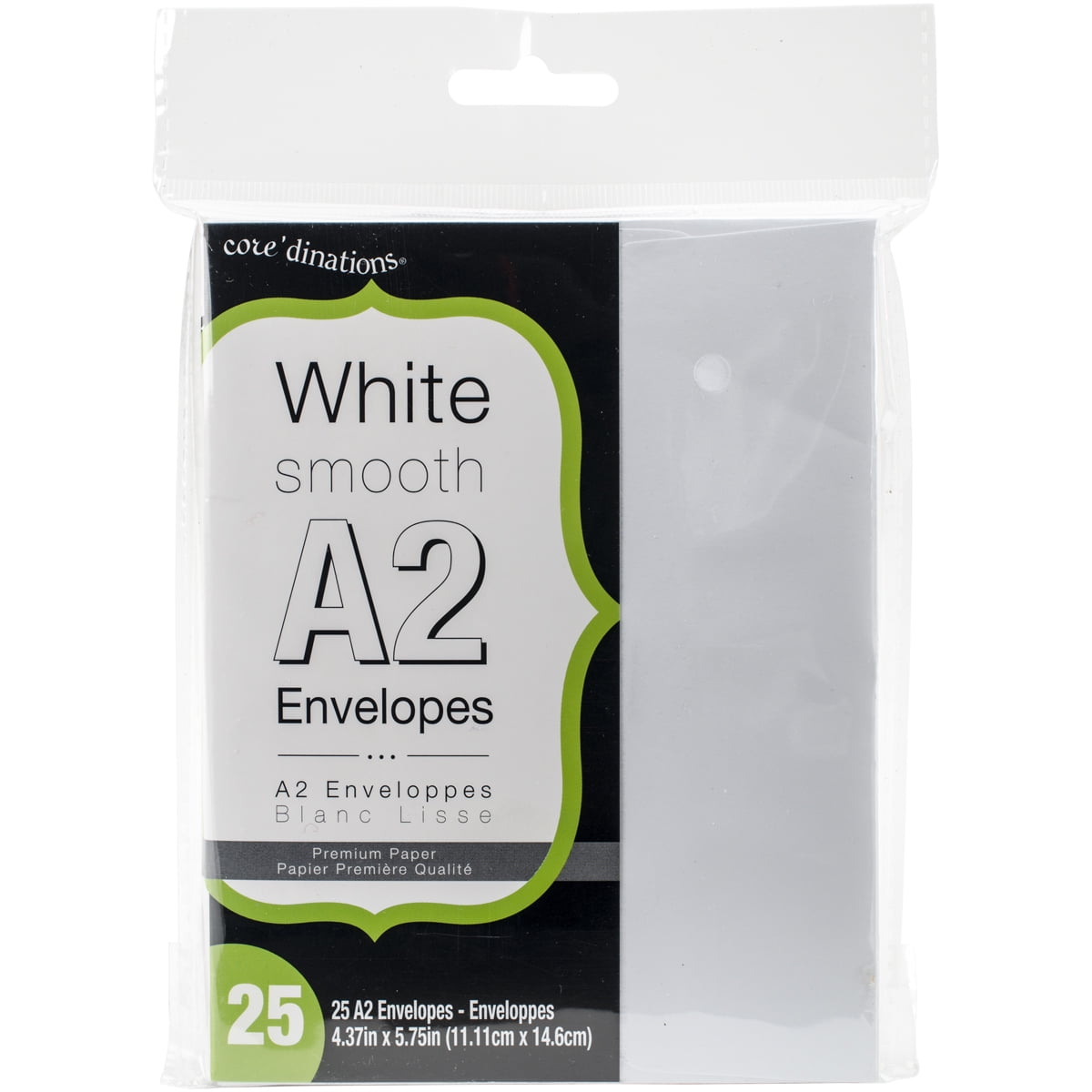 Heavyweight A2 Envelopes (4.375"X5.75") 25/PkgWhite Walmart Canada