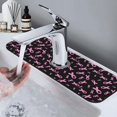 thumbnail image 7 of Sikiie Breast Cancer Awareness Splash Guard for Sink Faucet-1 PC Super Absorbent Fast Drying Mat Sink Gadgets-Splash Guard for Kitchen, Sink Mat, 7 of 7