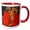 Red/White, variant on 3drose, a Point in Every Direction Woman Hands Red Arrows Fine Art, 15oz Two-tone Red Mug