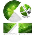 thumbnail image 5 of SKYSONIC St. Patrick's Day Clover Christmas Tree Skirt Tree Skirt for Holiday Party Home Christmas Day Ornaments 36", 5 of 6