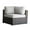 Multicolor, variant on Outdoor Sofa, Minnesota Wicker Sectional Corner - Brown, Multicolor Patio Furniture,Wicker Outdoor Sectional, Garden & Outdoor & Patio Furniture Patio Seating