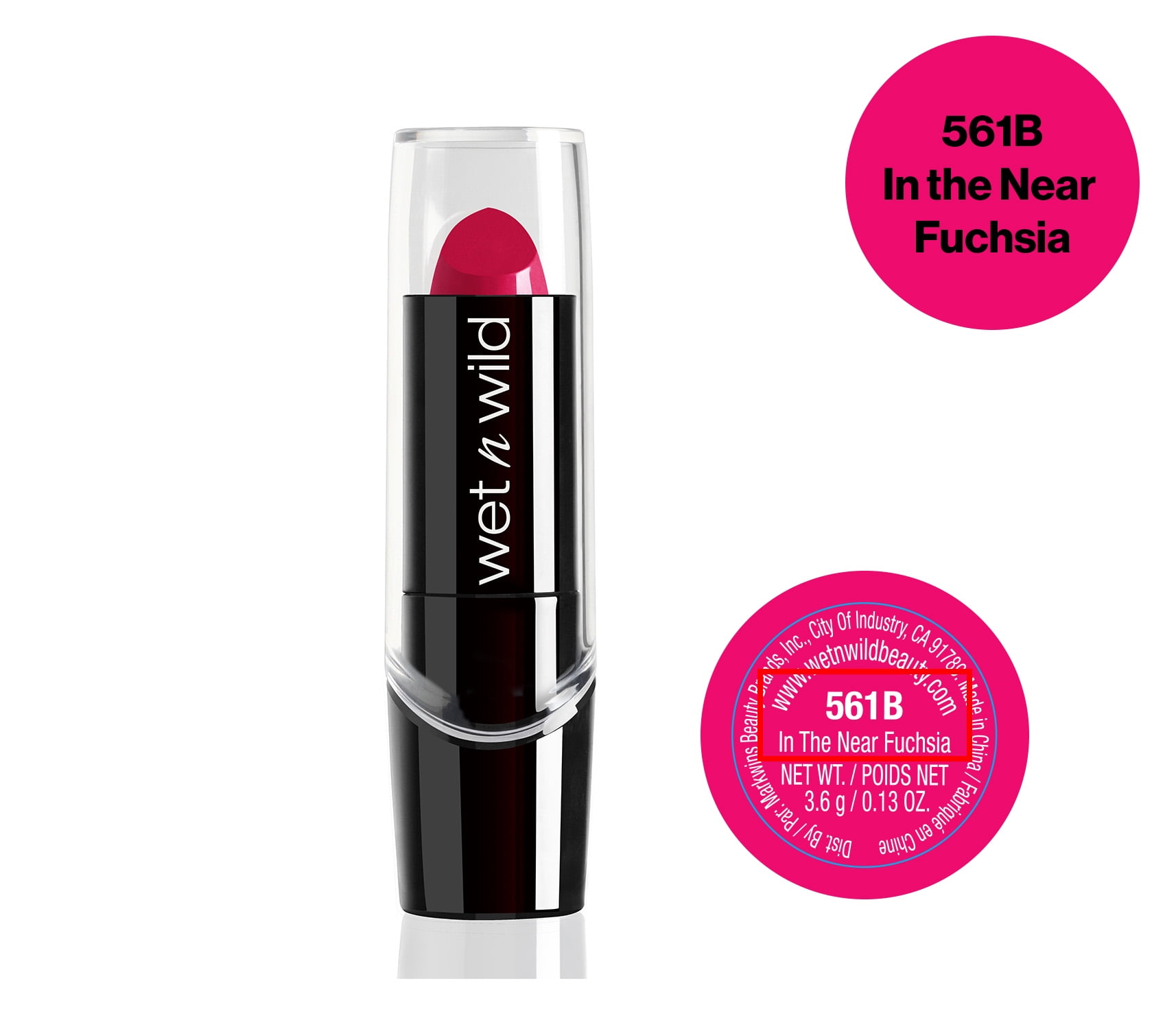 wet n wild Silk Finish Lipstick, In The Near Fuchsia