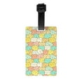 thumbnail image 1 of Custom Cute Black Cat Luggage Tag Custom Baggage Tags Privacy Cover ID Label, 1 of 1