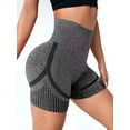 thumbnail image 3 of Pantalones cortos de yoga para mujer, pantalones cortos de fitness para correr, pantalones cortos de ciclismo, mallas deportivas transpirables, pantalones cortos de entrenamiento de cintura alta, 3 of 5