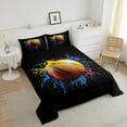 thumbnail image 4 of Erosebridal Teens Ball Sports Bedding Queen Comforter Set, Basketball Lovers Down Comforter, Gaming Badroom Decor, Reversible, 4 of 7