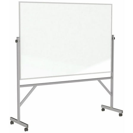 Pemberly Row Ceramic 4' x 6' Reverisble Magnetic Whiteboard in White