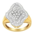 thumbnail image 2 of 10K Yellow Gold 1ct. TDW Diamond Cluster Ring (I-J,I1-I2), 2 of 8