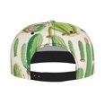 thumbnail image 2 of Hirioo Cactus And Succulent for Baseball Cap Men Cap Flat Brim for Men Women Teens Adjustable Baseball Cap, 2 of 7