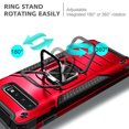 thumbnail image 5 of Nagebee Case for Samsung Galaxy S10 with Screen Protector (Soft Full Coverage), [Military-Grade] Full-Body Protective, Magnetic Car Mount Ring Holder, Heavy-Duty Durable Case (Red), 5 of 7