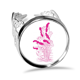 thumbnail image 1 of Planta de agua de hoja de loto, flor de loto Anillo de compromiso de boda de amor ajustable Unbranded M, 1 of 3