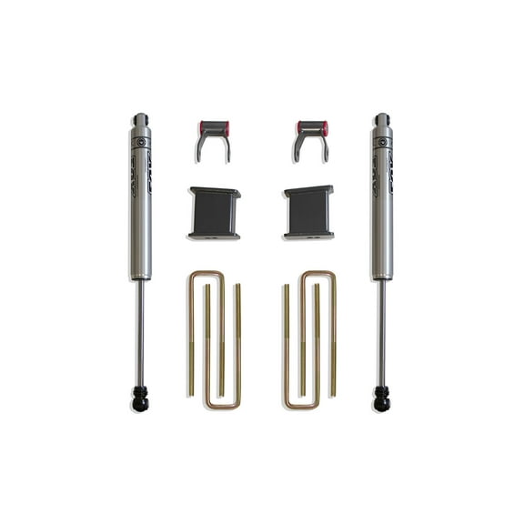 MaxTrac Suspension 2007-2016 Fits Chevrolet Silverado Fits GMC Sierra 1500 2WD 4WD 5" Height Maxpro Elite Rear Lift Kit With Fox Shocks 901355F