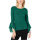 thumbnail image 1 of INC Womens Georgette Cuff Pullover Sweater, Verde, X-Large I-N-C Pull-over, 1 of 1