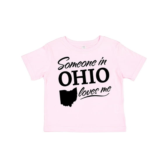 Inktastic Someone in Ohio Loves Me Boys or Girls Toddler T-Shirt