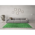 thumbnail image 3 of Ahgly Company Indoor Square Persian Emerald Green Traditional Area Rugs, 8' Square, 3 of 4