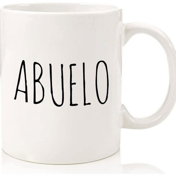 Gift For Him Abuelo Coffee Mug Father's Day Gift For Grandpa, Ceramic Novelty Coffee Mugs 11oz, 15oz Mug, Tea Cup, Gift Present Mug For Birthday, Christmas Thanksgiving Festival