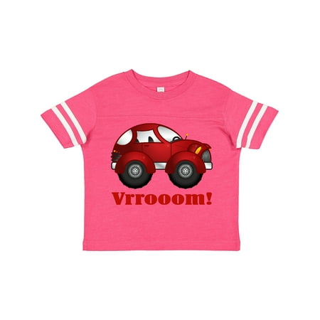 

Inktastic Red Vroom Racer Car Gift Toddler Boy or Toddler Girl T-Shirt