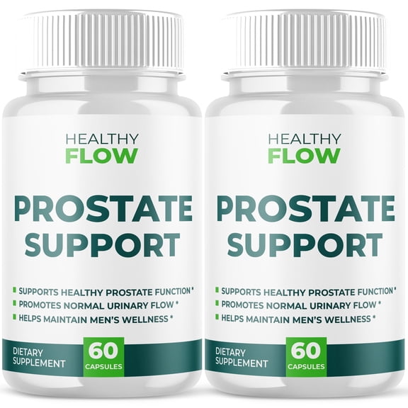 Healthy Flow Prostate Support Advanced Formula Pills Max Strength Wellness Support Supplement 120 Capsules