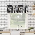 thumbnail image 2 of Farm Animal Cow Fur Vintage Window Valance,Black White Country Western Wildlife Fur Patchwork Curtains for Bedroom Living Room Kitchen Cafe,1 Panel 54" x 18", 2 of 6