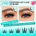thumbnail image 4 of Racimos de Pestañas AMZGIRL LASH Manga Look Mojado Ultra Delgadas, 4 of 6