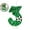green3, variant on VQPeo Birthday Cake Candle, White Green Soccer Number 7 Cake Topper, Sparkling Sequins Football Theme Birthday Party Decorations